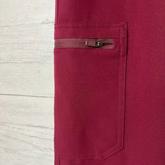 Figs Pants Womens Size XS/P Burgundy Yola Style Joggers Technical Collection - Picture 6 of 16